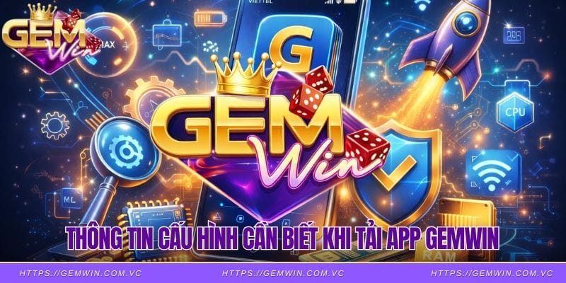 Thông tin cấu hình cần biết khi tải app Gemwin